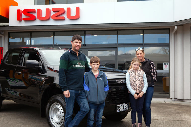 Day off-farm at Fieldays leads to Isuzu D-MAX Ute win for Piopio family